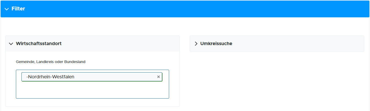 Business Location Explorer - Wirtschaftsstandorte