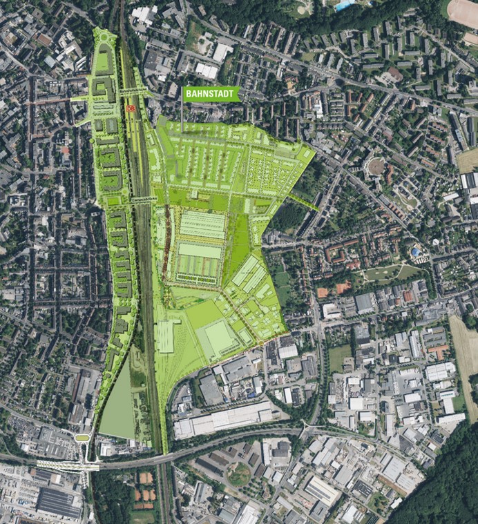 Gewerbegebiet, Industriegebiet: Neue Bahnstadt Opladen (Commercial industrial area)