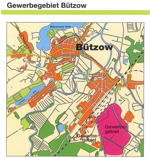 Gewerbegebiet, Industriegebiet: Tarnower Chaussee - Südost  (Commercial industrial area)