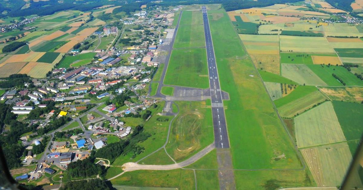 Gewerbegebiet, Industriegebiet: Gewerbegebiet Flugplatz Bitburg (Commercial industrial area)