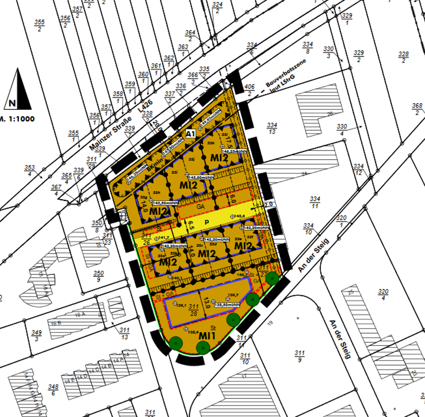 Gewerbegebiet, Industriegebiet: Mischgebiet Elsheim (Commercial industrial area)